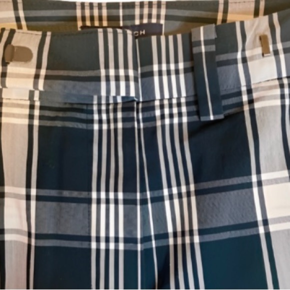 Jones New York Signature Stretch Black and White Checkered Pattern Pants Size 6 - Picture 5 of 7